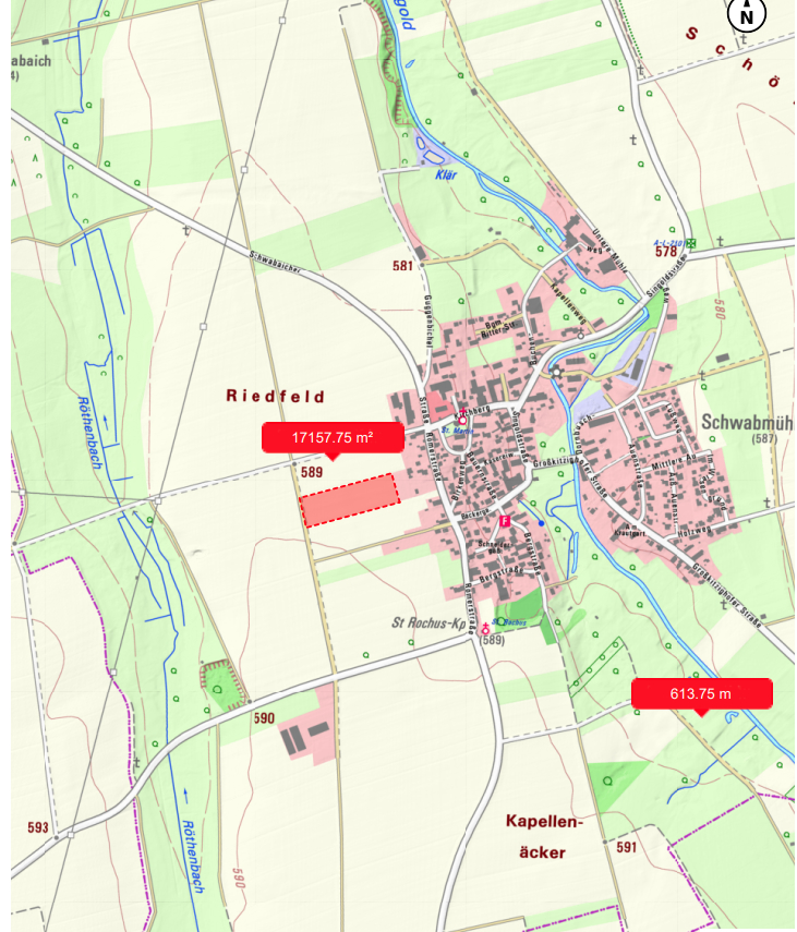 Potenzielles Bauland (Ackerfläche), 86853 Langerringen / Schwabmühlhausen, Sonstige Landwirtschaftsimmobilie